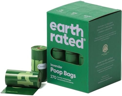 Earth Rated Dog Poop Bags - Leak-Proof and Extra-Thick Pet Waste Bags for Big and Small Dogs - Refill Rolls - Lavender Scented - 270 Count - Image 2