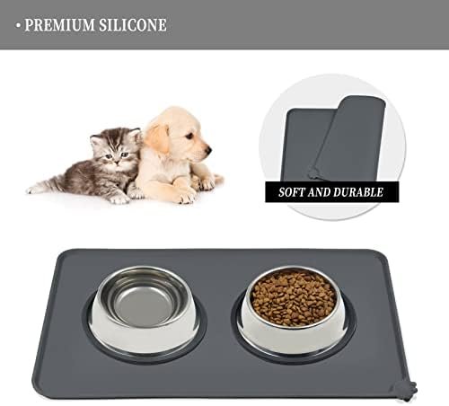 Reopet Silicone Dog Cat Bowl Mat Non-Stick Food Pad Water Cushion Waterproof - Multiple Colors, Sizes & Purposes - Image 4